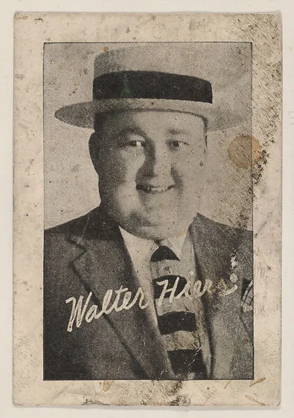Walter Hiers Movie Star trading card (W500) — Unknown