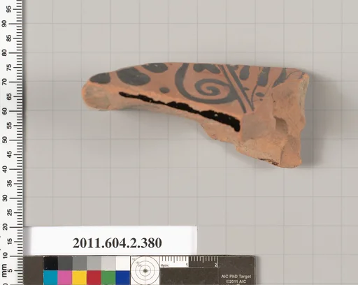 Terracotta fragment of a column-krater (bowl for mixing wine and water)