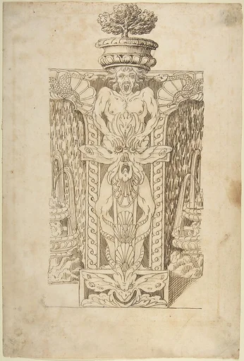 Design for a Wall Fountain