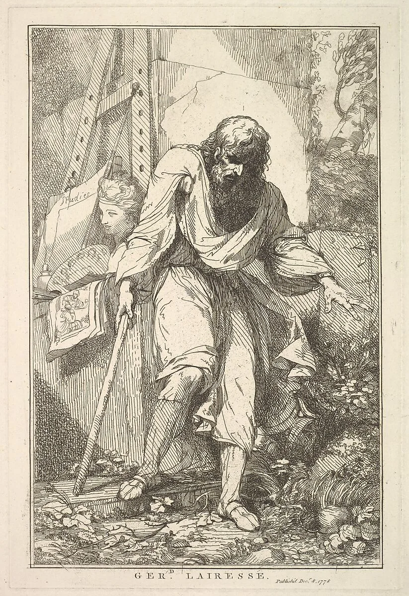 Gerard Lairesse, from "Fifteen Etchings Dedicated to Sir Joshua Reynolds" — John Hamilton Mortimer|Sir Joshua Reynolds|Gerard de Lairesse