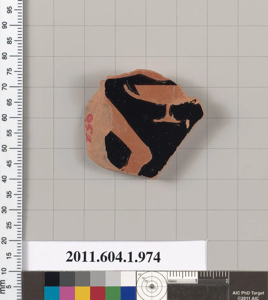 Terracotta fragment of a kylix (drinking cup) — Unknown