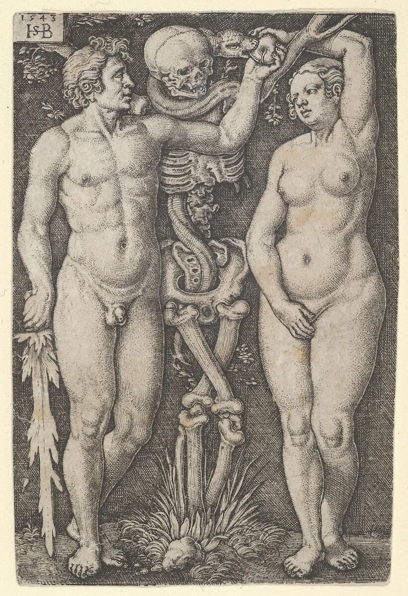 Adam and Eve — Sebald Beham|Barthel Beham