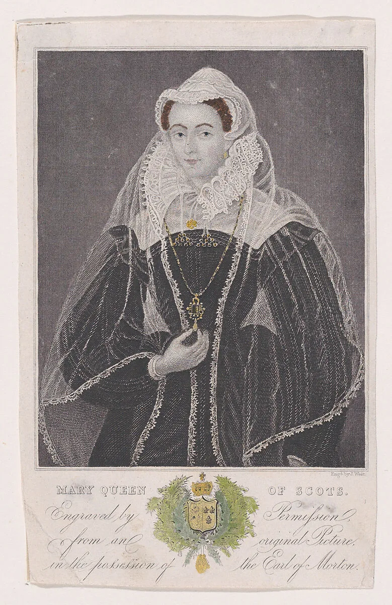 Mary, Queen of Scots (from "A Souvenir of the Abbey and Palace of Holyrood") — Mary, Queen of Scots|Duncan Anderson|T. H. Flounders|John West