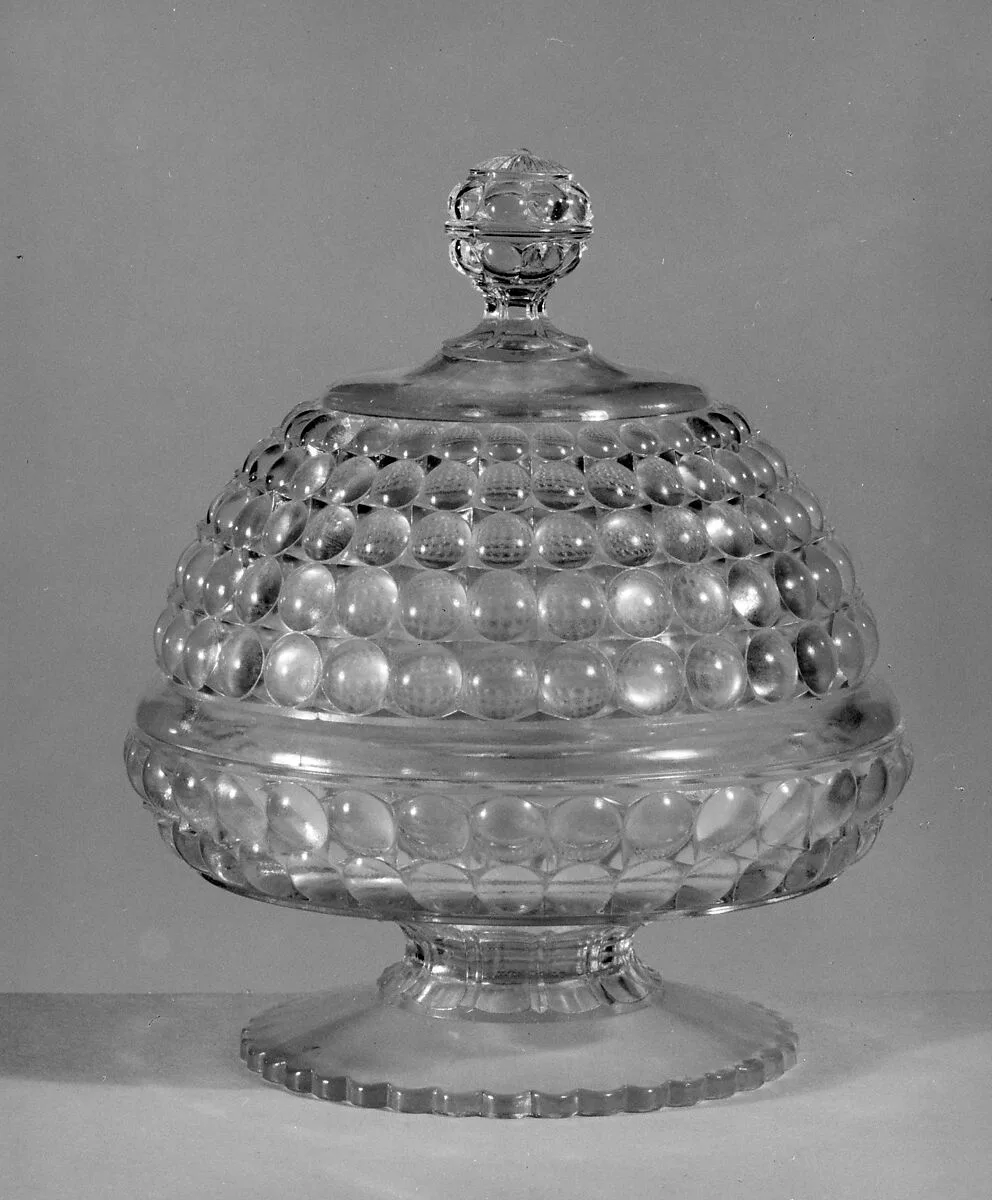 Covered Butter Dish — Richards and Hartley Flint Glass Co.