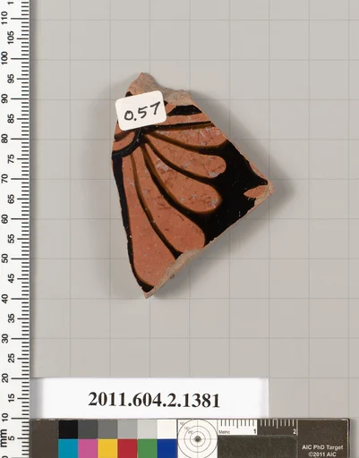 Terracotta fragment of a skyphos (deep drinking cup)