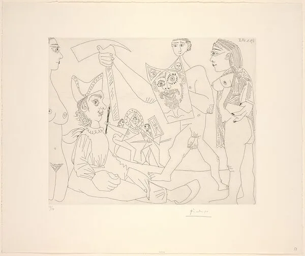Gladiators' Spectacle, from 347 Suite — Pablo Picasso|Aldo and Piero Crommelynck|Galerie Louise Leiris