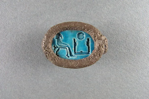 Scarab in a Ring Bezel — Unknown