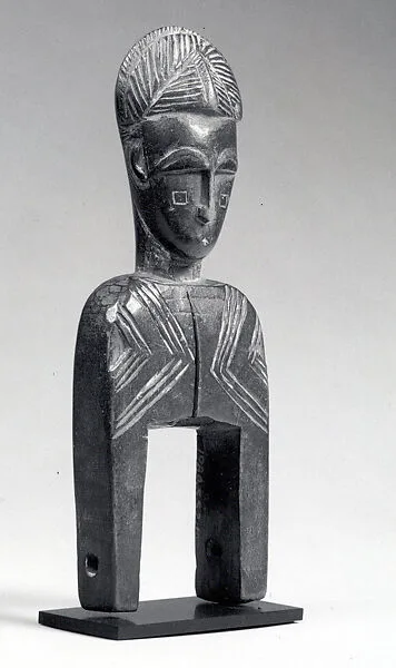 Heddle Pulley with Figure — Unknown