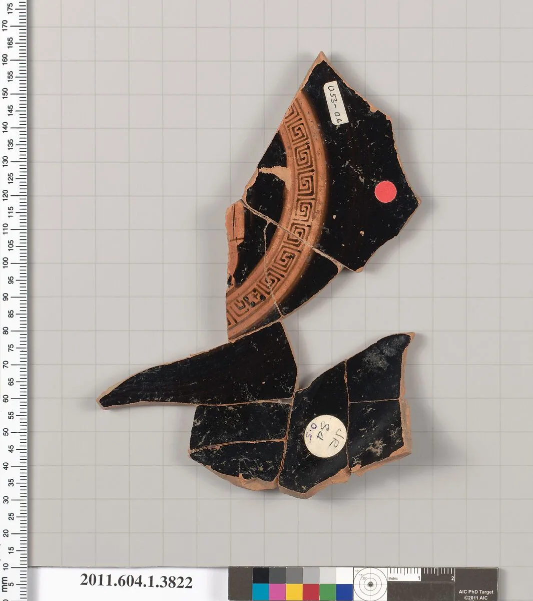 Terracotta fragment of a kylix (drinking cup) — Unknown