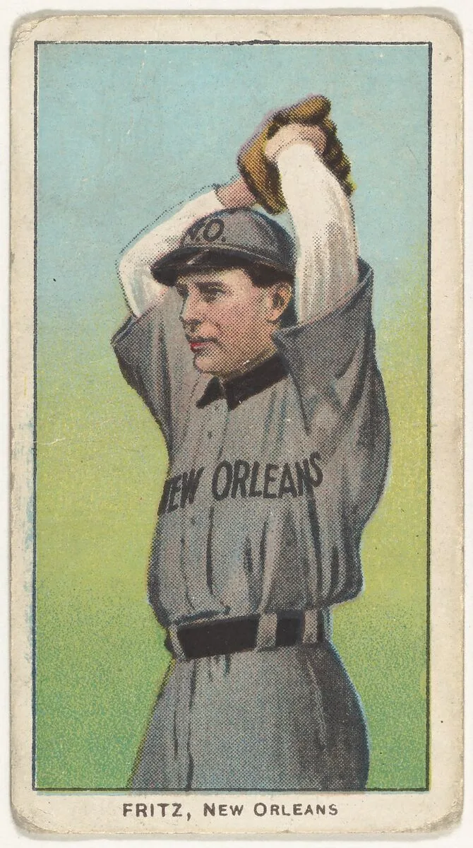 Fritz, New Orleans, Southern League, from the White Border series (T206) for the American Tobacco Company — American Tobacco Company