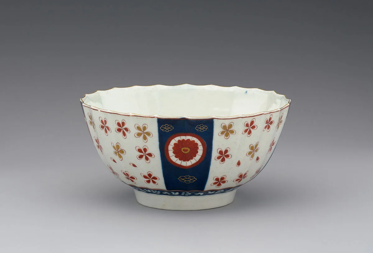 Bowl (part of a service) — Worcester factory