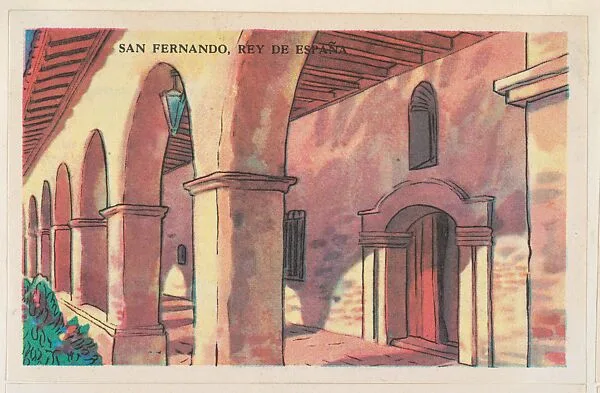 San Fernando, Rey De España, bakery card from the Missions series (D39-6), issued by the Gordon Bread Company — Gordon Bread Company