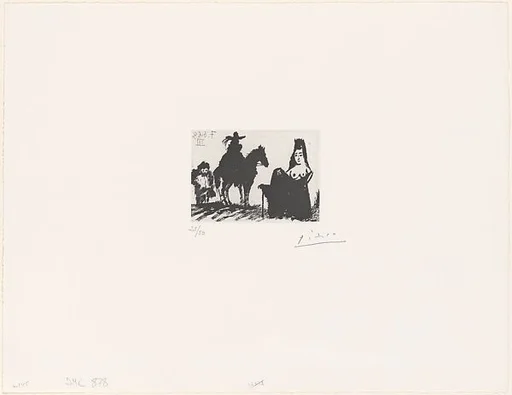Cavalier and His Valet, Célestine and Maja, from 347 Suite
