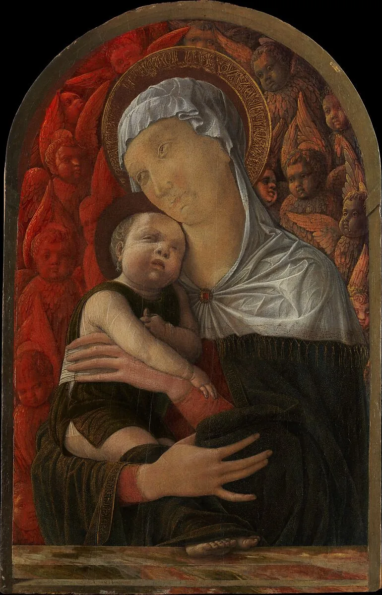 Madonna and Child with Seraphim and Cherubim — Andrea Mantegna