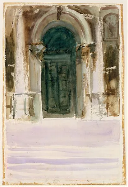 Green Door, Santa Maria della Salute — John Singer Sargent