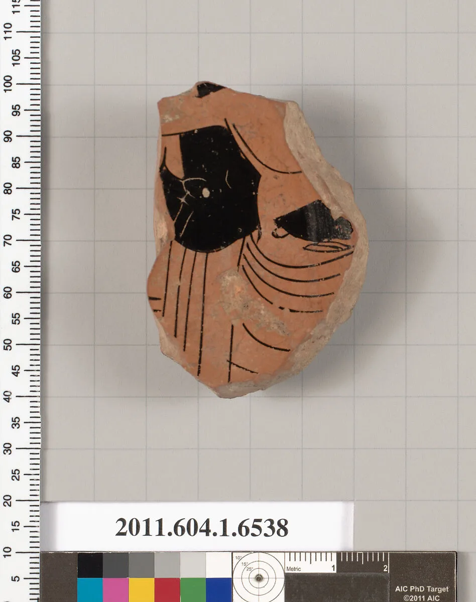 Terracotta fragment of a kylix (drinking cup) — Unknown
