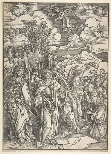 The Four Angels Restraining the Winds, from the Apocalypse series