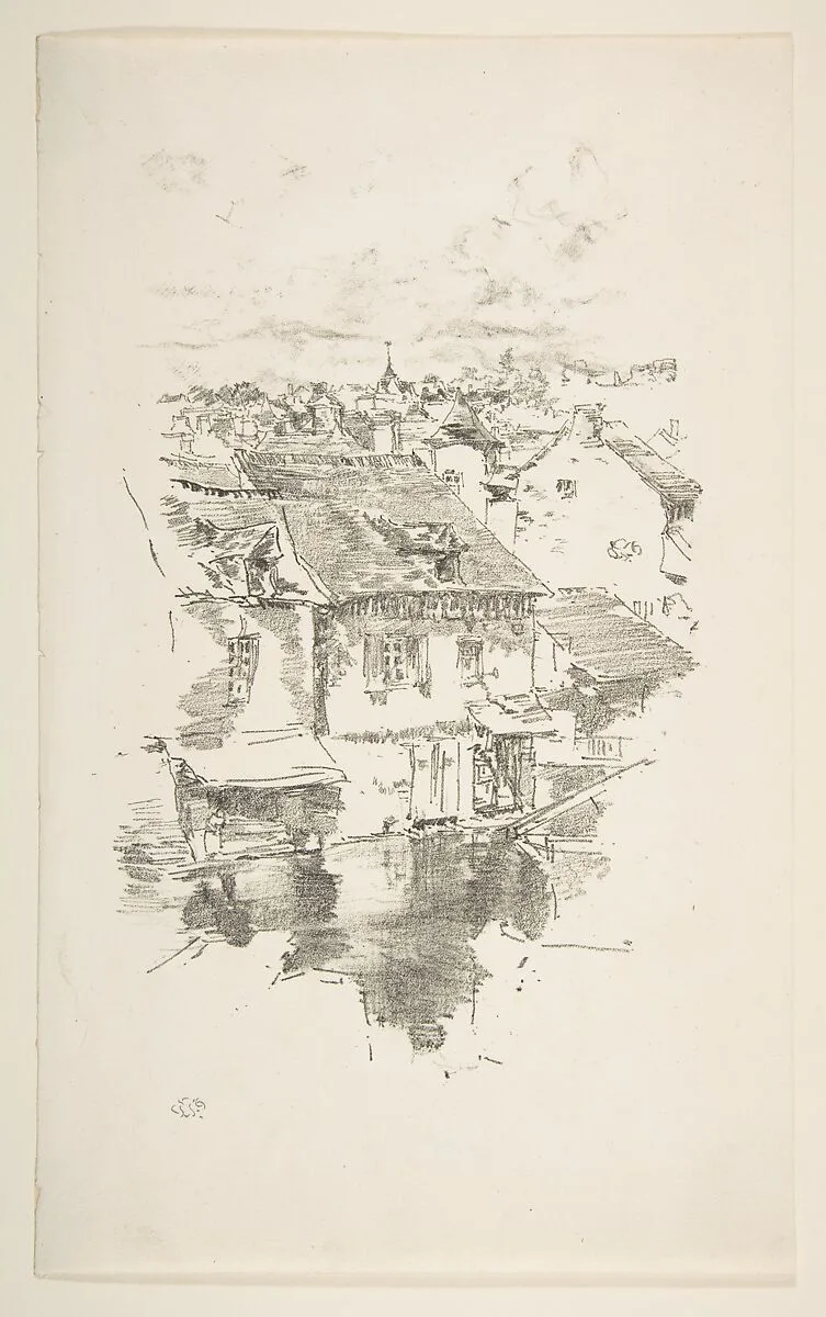 Vitré: The Canal — James McNeill Whistler