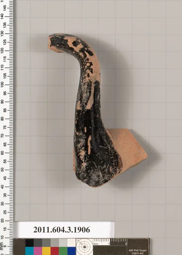 Terracotta fragment of a kylix (drinking cup)