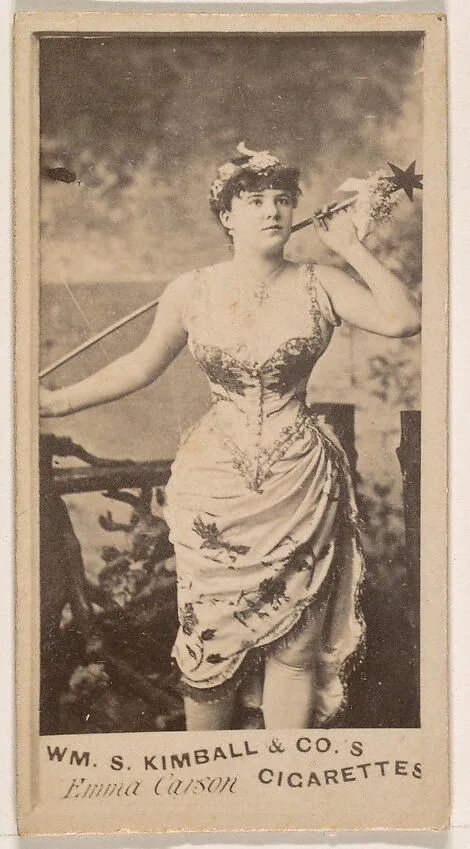 Emma Carson, from the Actresses series (N203) issued by Wm. S. Kimball & Co. — William S. Kimball & Company