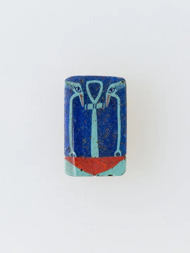 Inlay, ankh with was scepters