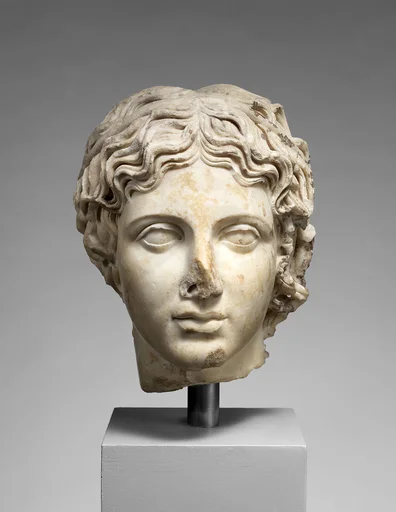Marble head of a youth