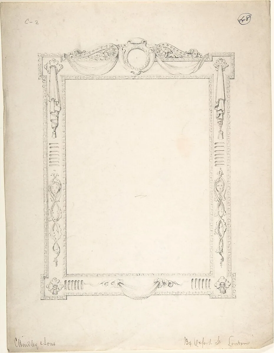 Design for a Frame — Charles Hindley and Sons