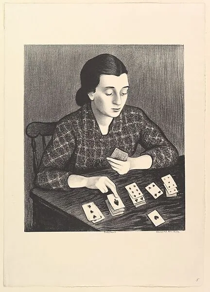 Solitaire — Harold Anchel|WPA