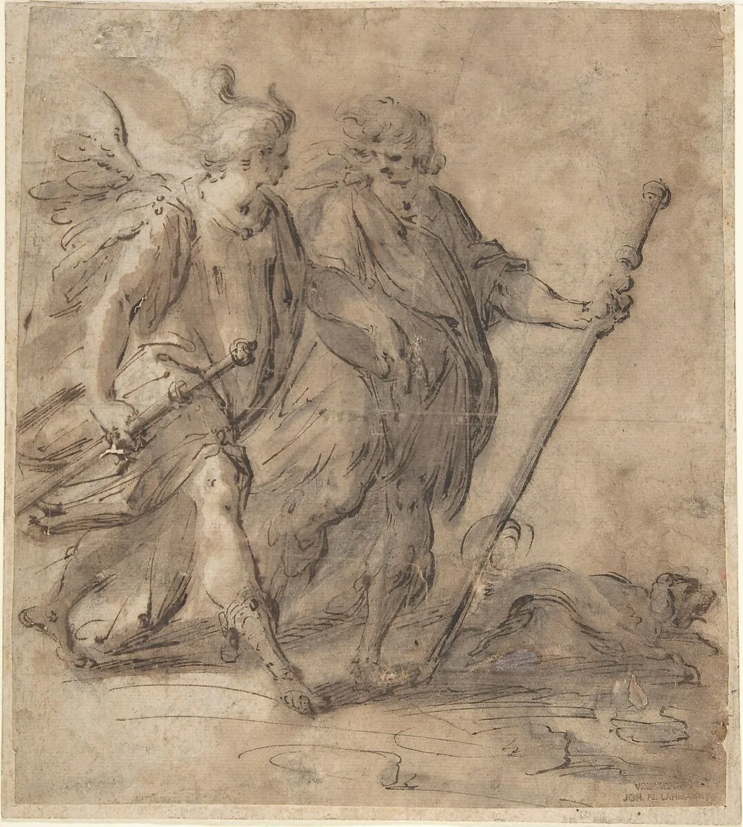 Tobias and the Angel — Hans von Aachen