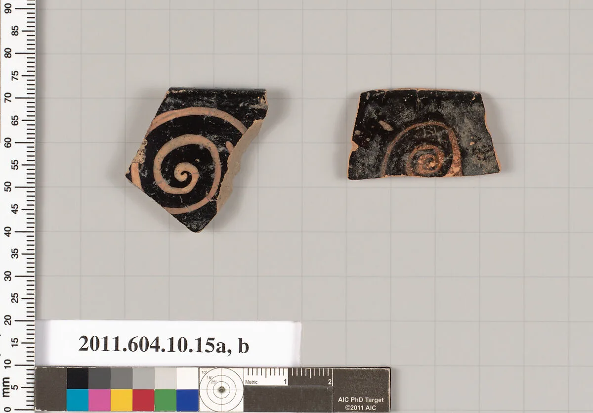 Terracotta rim fragments of kylikes (drinking cups) — Unknown