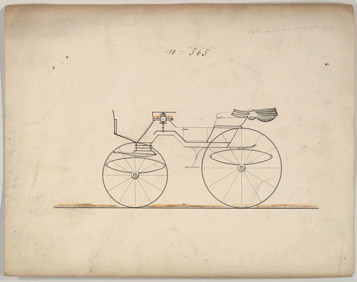 Design for Phaeton, no. 565 — Brewster & Co.