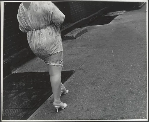 [Woman in Tight Dress on Street, New York City]