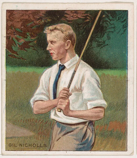 Gilbert Nicholls, Golf, from Mecca & Hassan Champion Athlete and Prize Fighter collection, 1910 — Mecca Cigarettes