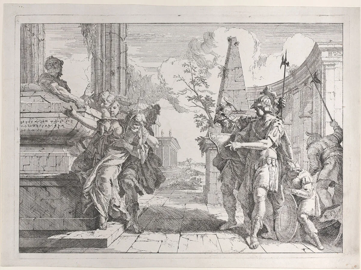 The Sacrifice of Polyxena, from "Bacchanals and Histories" — Francesco Fontebasso