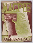 The Magpie, “American Issue” (Vol. XXI, no. 2, June 1937) — Robert Blackburn|DeWitt Clinton High School