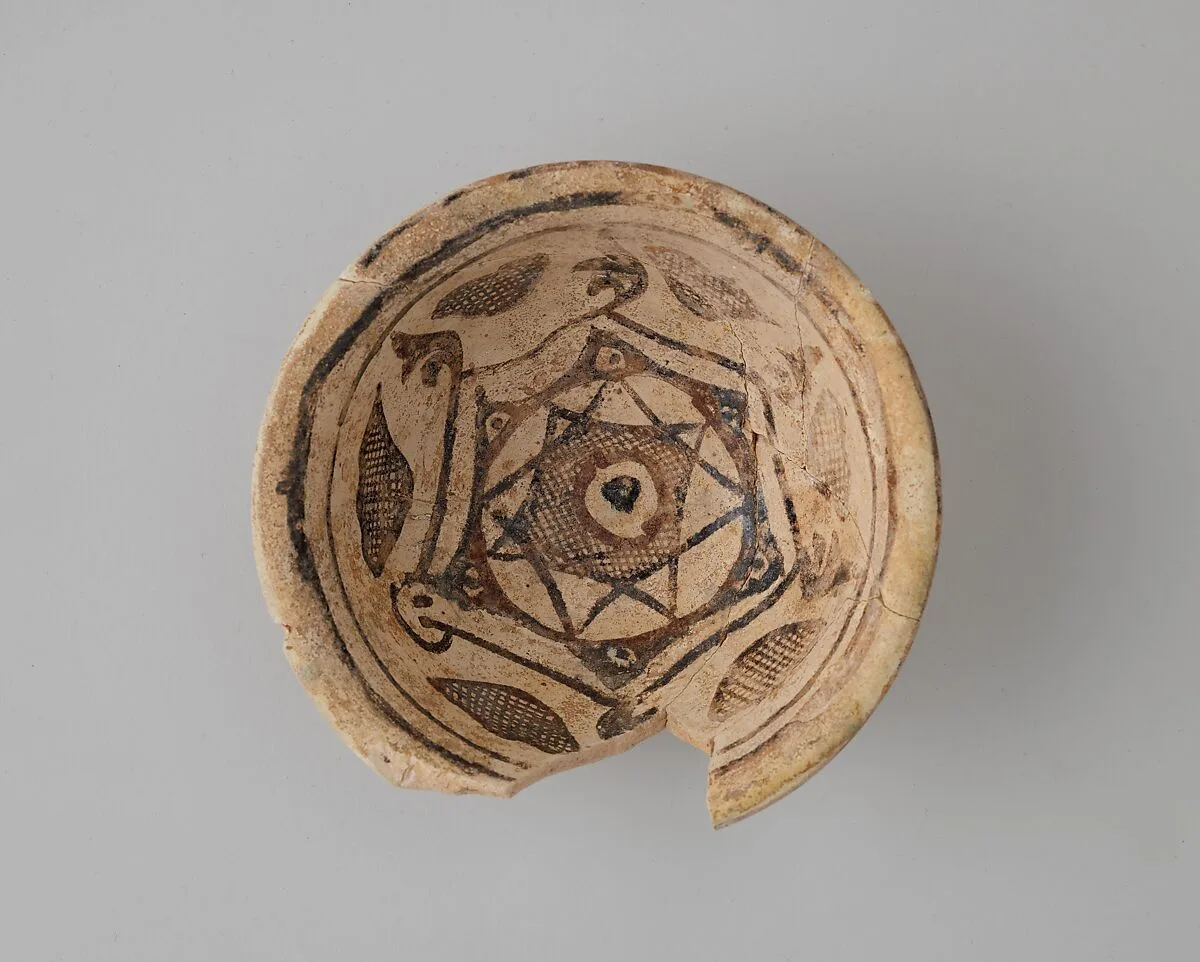 Bowl with Eight-Pointed Star — Unknown
