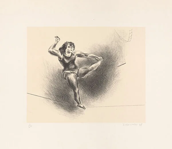 Wire Walker — Yasuo Kuniyoshi