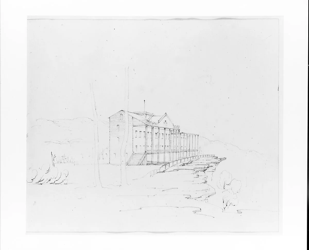 Catskill Mountain House (from Sketchbook) — John William Casilear