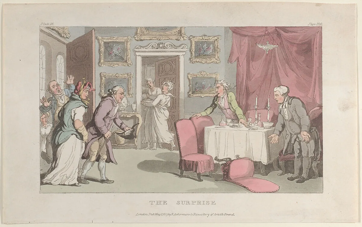 The Surprise — Rudolph Ackermann, London|Oliver Goldsmith|Thomas Rowlandson|William Clowes