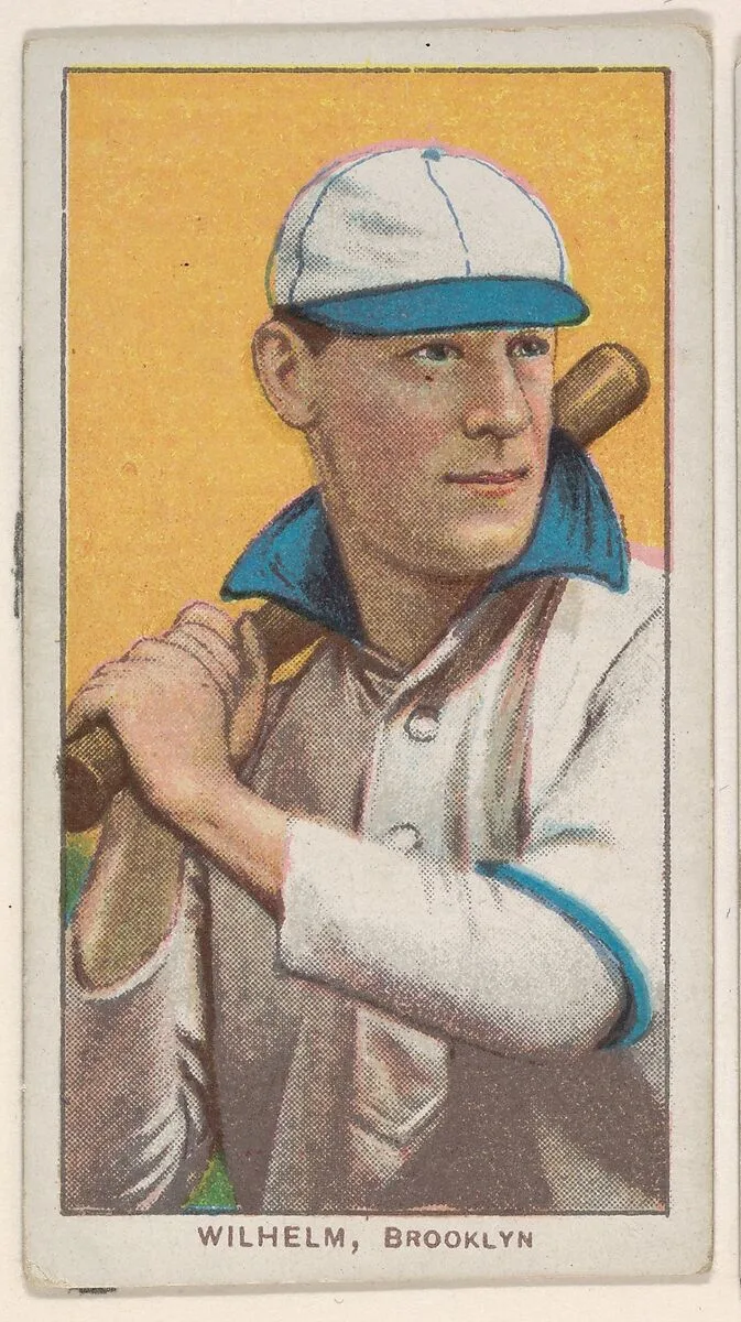 Wilhelm, Brooklyn, National League, from the White Border series (T206) for the American Tobacco Company — American Tobacco Company