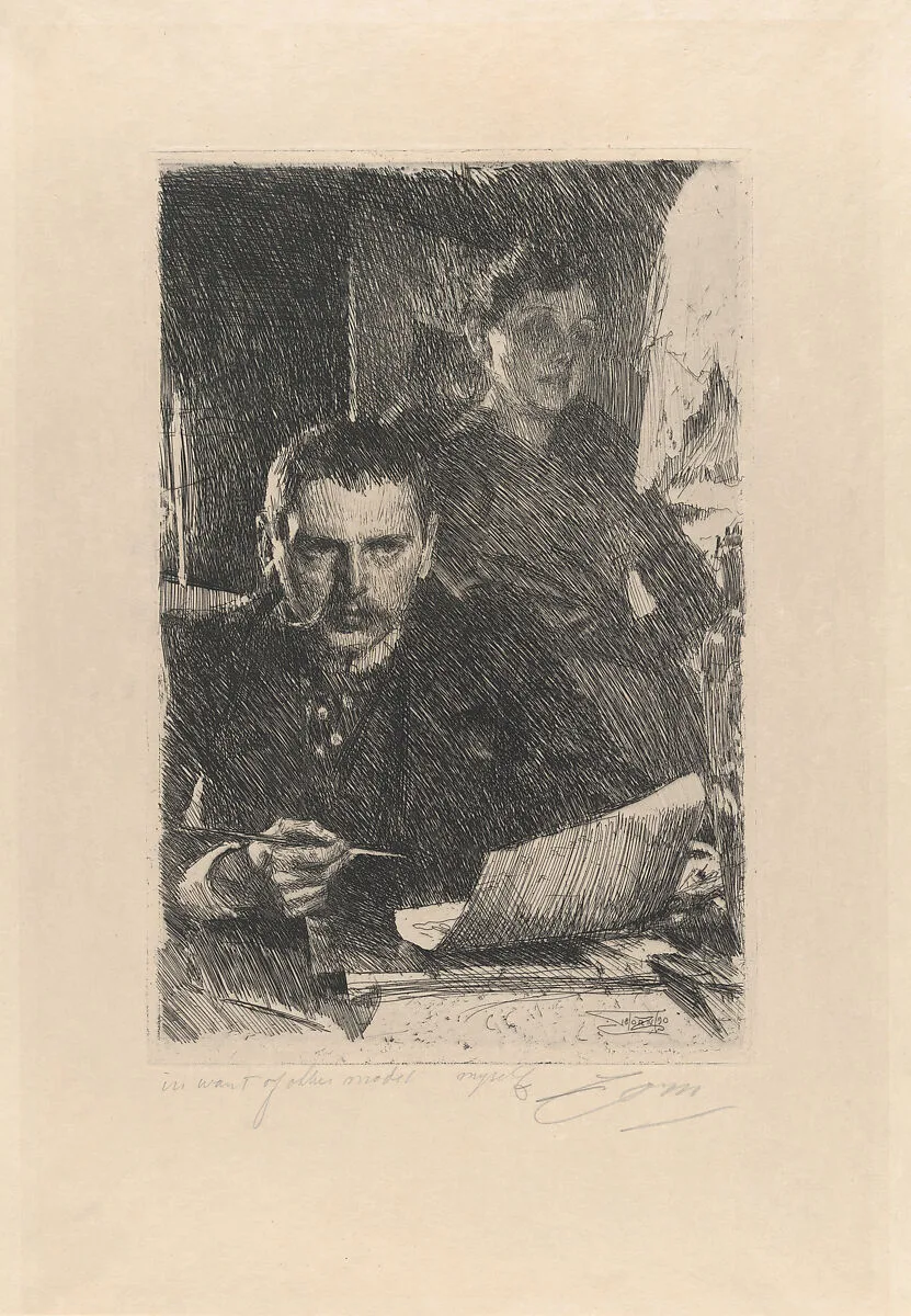 Zorn and His Wife — Anders Zorn|Anders Zorn|Emma Zorn