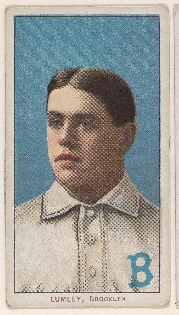 Lumley, Brooklyn, National League, from the White Border series (T206) for the American Tobacco Company — American Tobacco Company