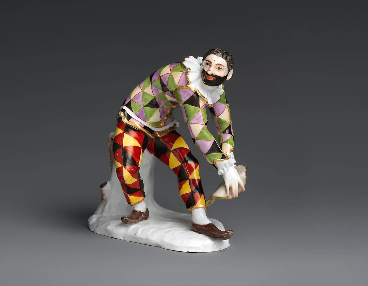Bowing Harlequin — Johann Joachim Kändler|Meissen Manufactory