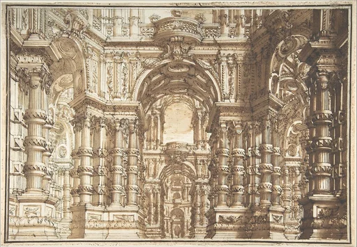 Drawing for an Opera Set