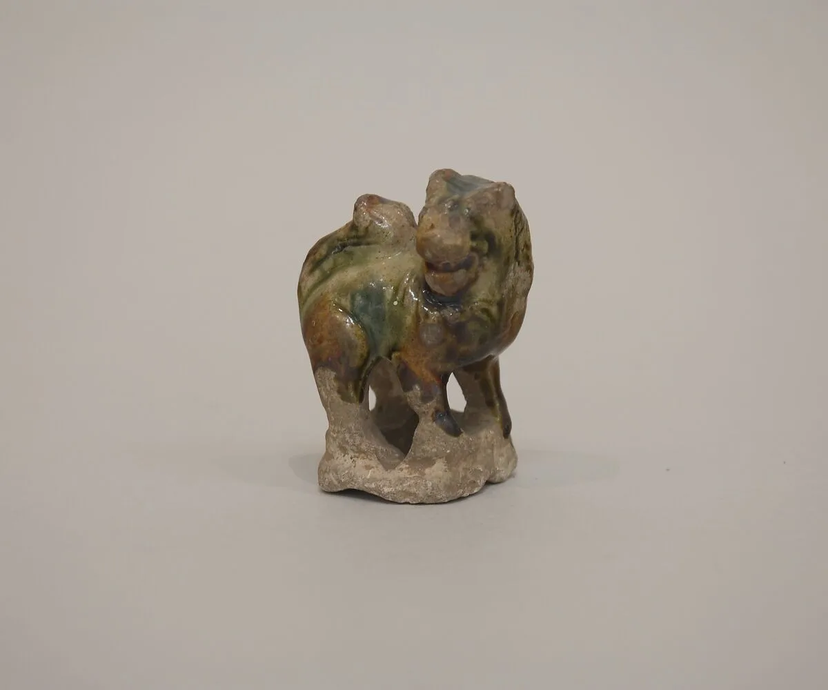 唐 三彩陶獅|Minature figure of a lion — Unknown