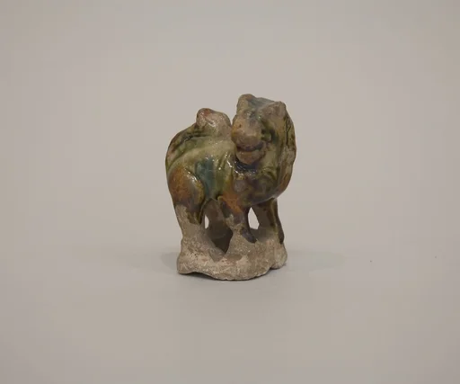 唐 三彩陶獅|Minature figure of a lion