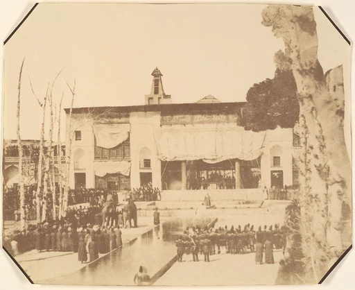 [Golestan, Le Salon et Fete de l'equinode, Teheran, Iran (le Pavillion du Trone)]