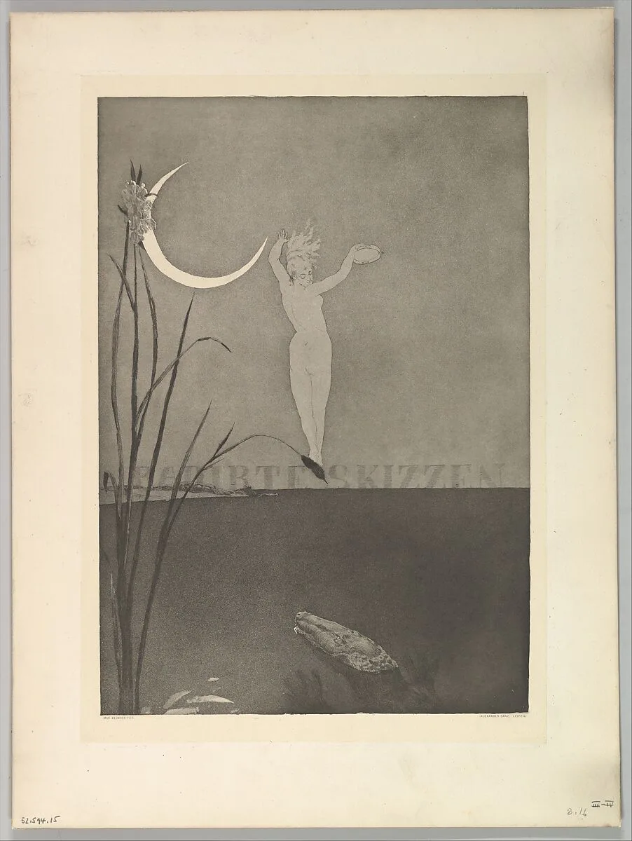 Titelblatt, from the series "Radierte Skizzen" — Max Klinger
