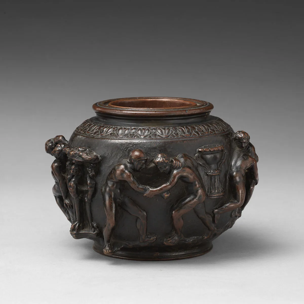 Vase with scenes of wrestling — Unknown