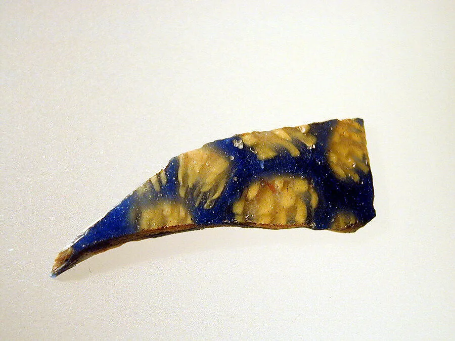 Glass mosaic bowl fragment — Unknown
